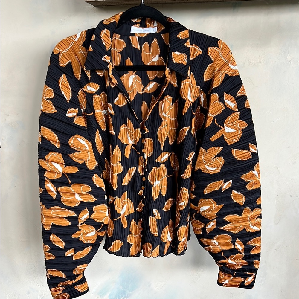 Jonathan Simkhai Winslow Printed Floral Blouse